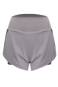 Fitness shorts women's anti-glare running loose quick-drying sports pants high waist fake two-piece yoga hot pants sports hot pants sports wide pants high waist sports pants SKSP030